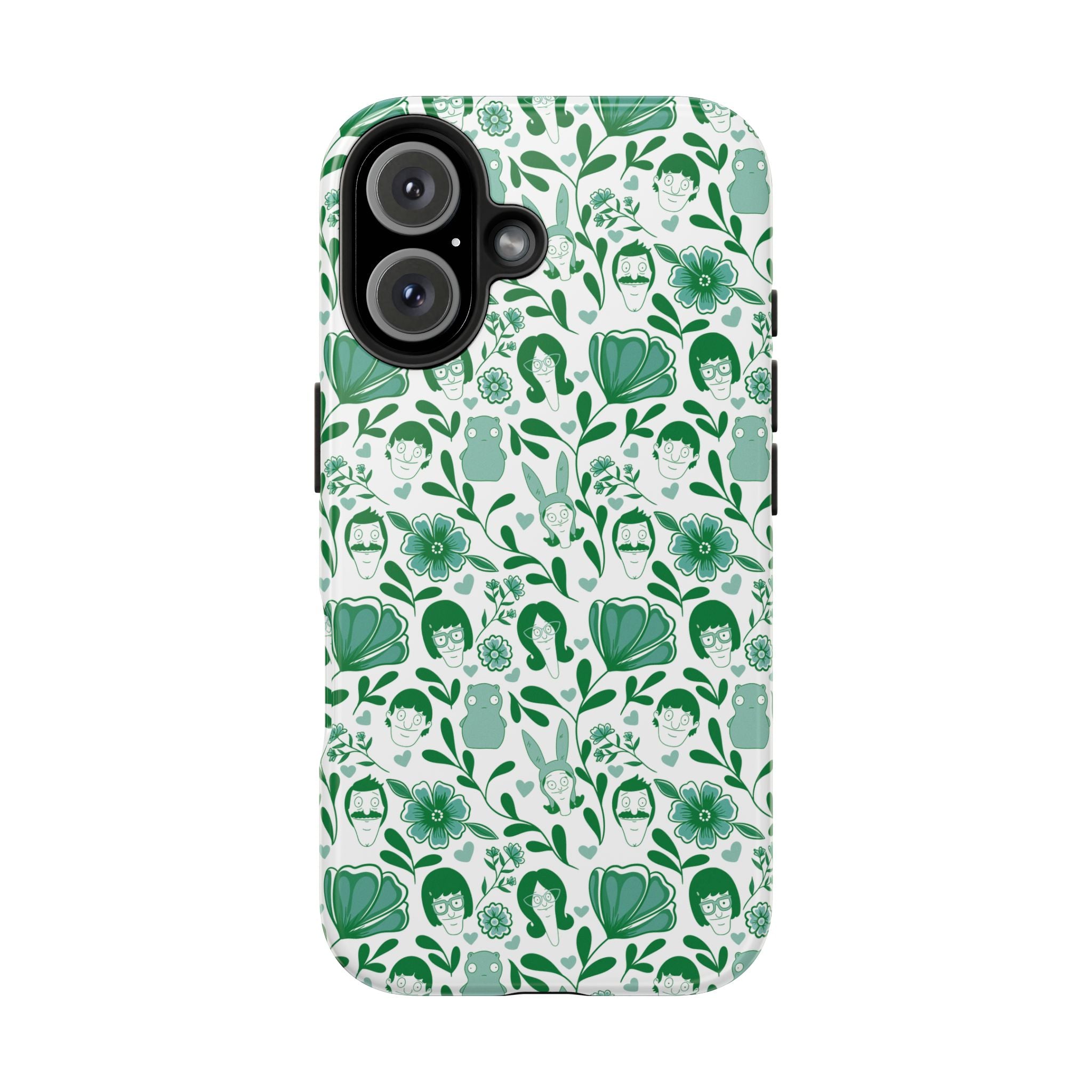 Belcher's Green Fine China Tough Phone Case (iPhone, Samsung) Not MagSafe!