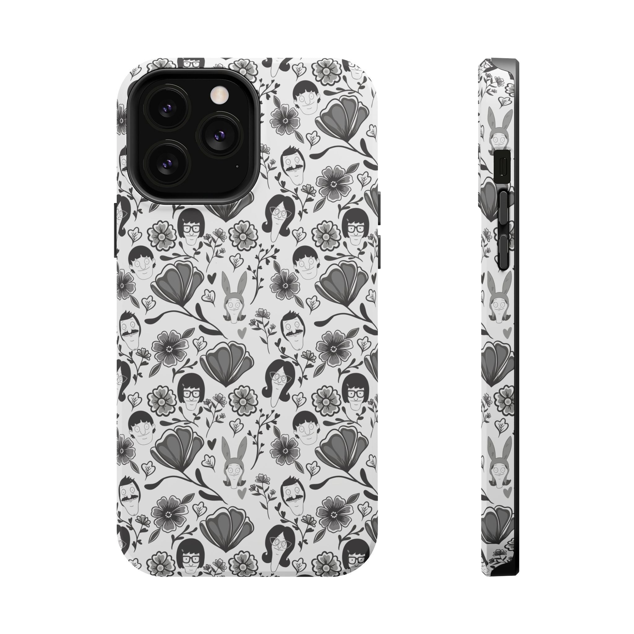 Belcher's Fine China iPhone Case V1 Monochrome – Magnetic Impact-Resistant