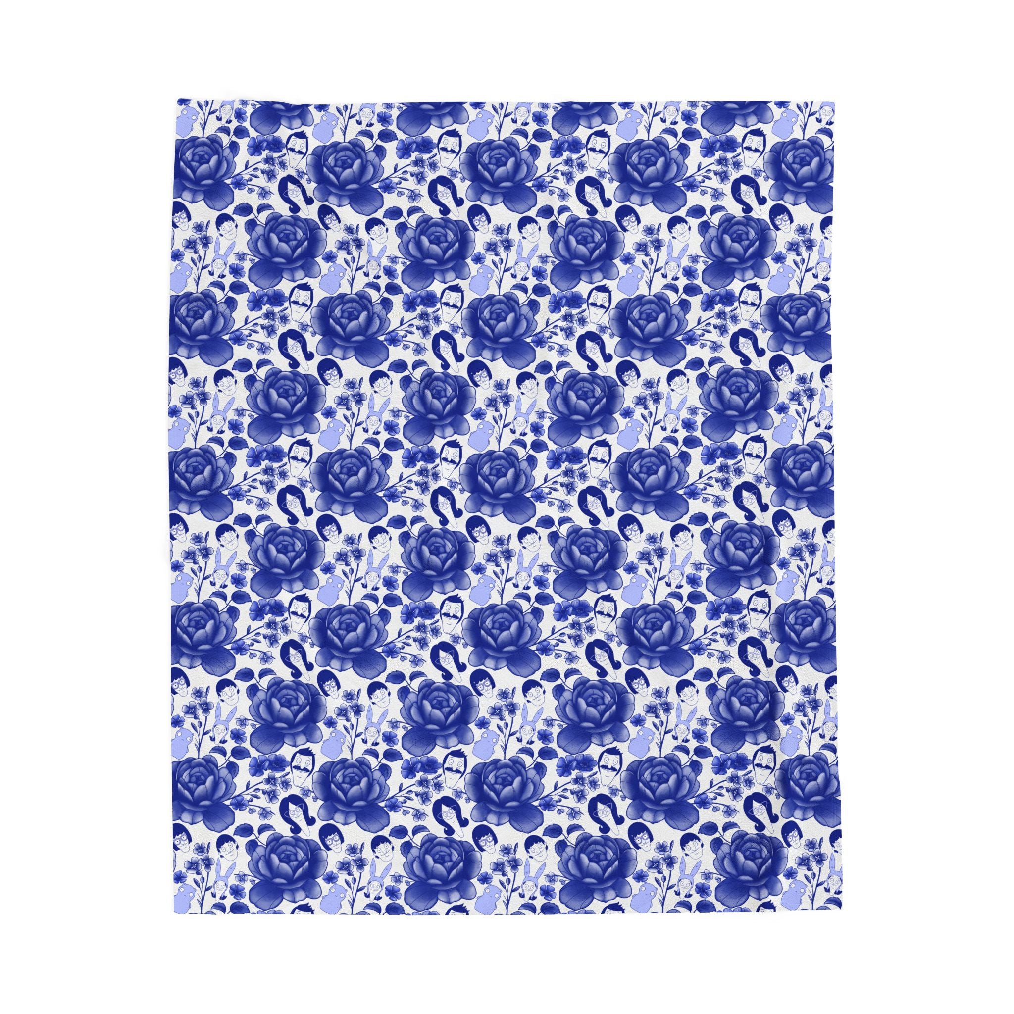 Belcher's Fine China 2.0 Velveteen Plush Blanket