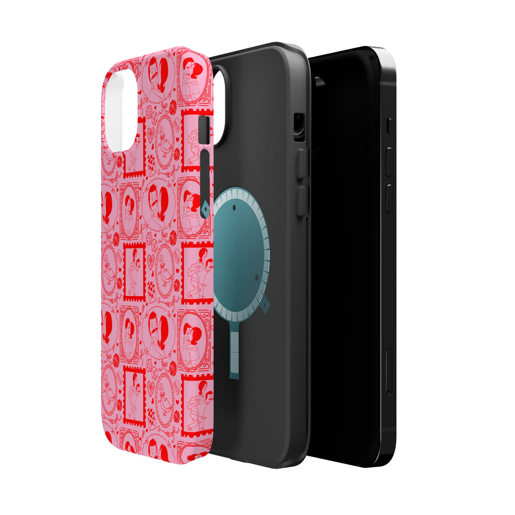 Linda & Bob Valentine's iPhone Case – Magnetic Impact-Resistant PINK