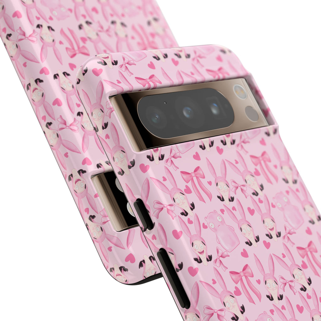 Bob's Burgers Inspired Coquette Louise Tough Case for iPhone, Google, and Samsung