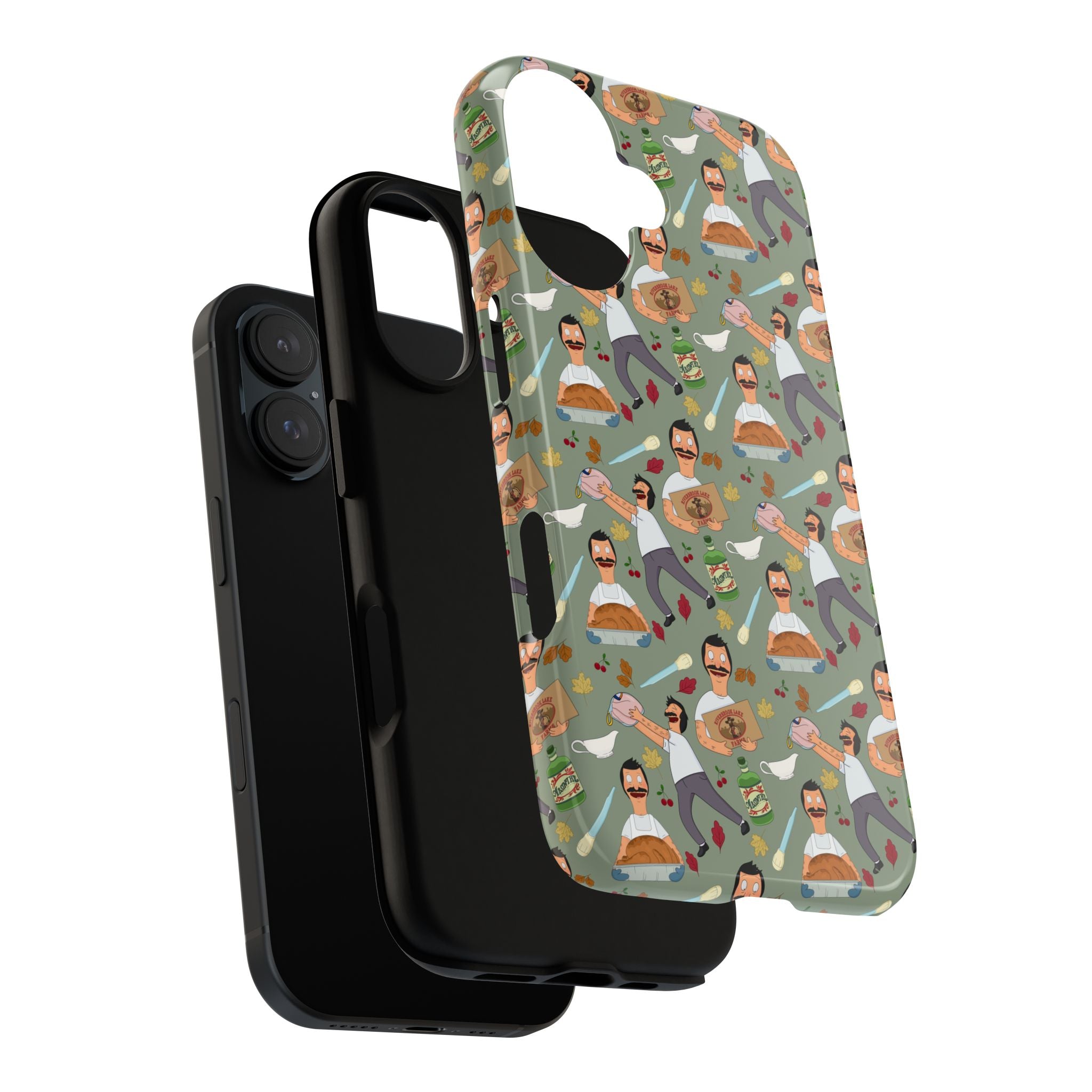 Bob's Burgers Inspired Thanksgiving Bob V1 Tough Case for iPhone, Samsung, and Google Phones