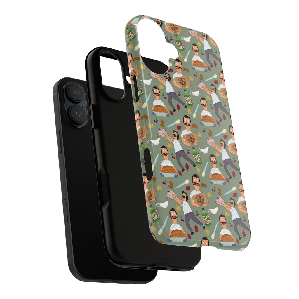 Bob's Burgers Inspired Thanksgiving Bob V1 Tough Case for iPhone, Samsung, and Google Phones