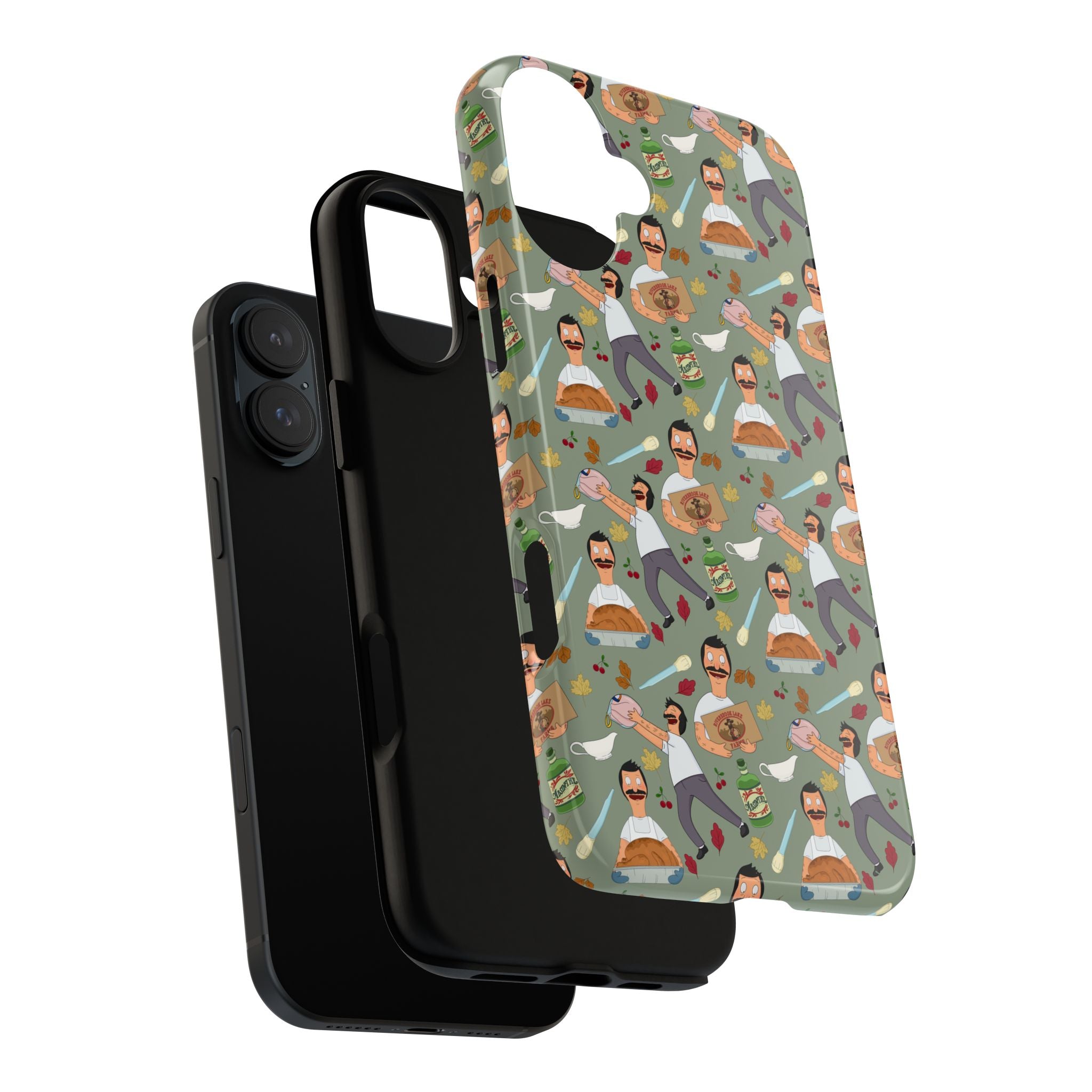 Bob's Burgers Inspired Thanksgiving Bob V1 Tough Case for iPhone, Samsung, and Google Phones