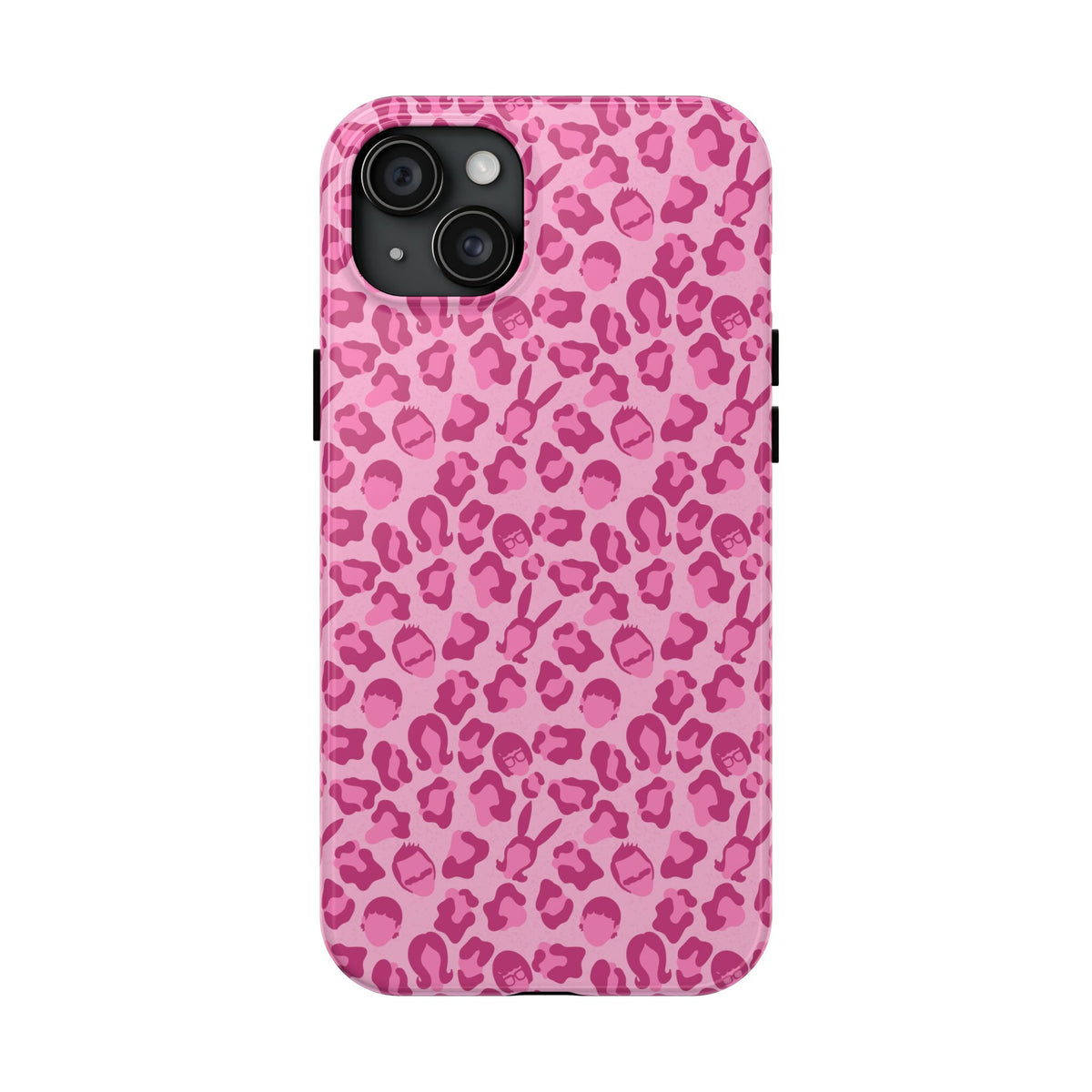 Pink Leopard Print Belchers Phone Case (iPhone, Samsung) Not MagSafe!