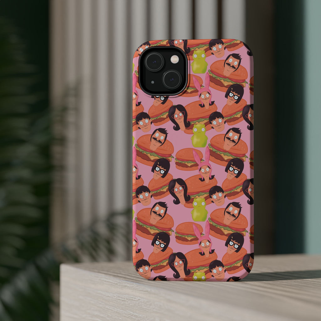Belcher's Burger Time - Pink Magnetic Impact-Resistant iPhone Case
