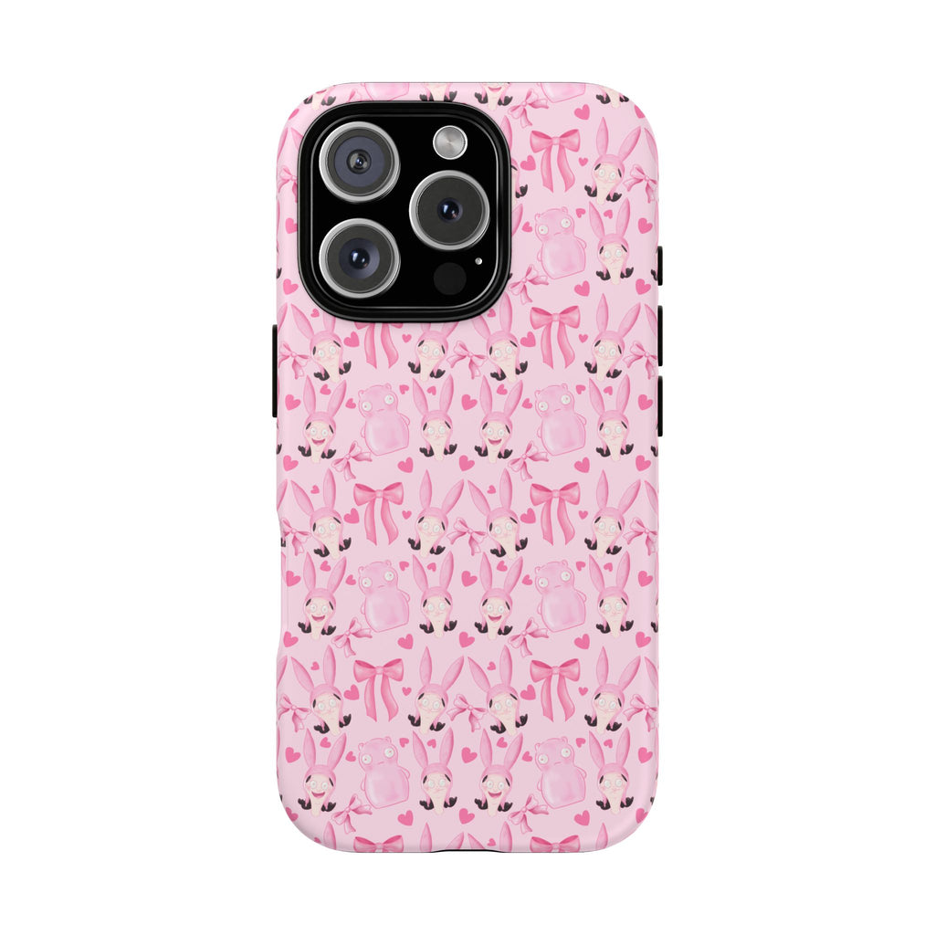 Bob's Burgers Inspired Coquette Louise Tough Case for iPhone, Google, and Samsung