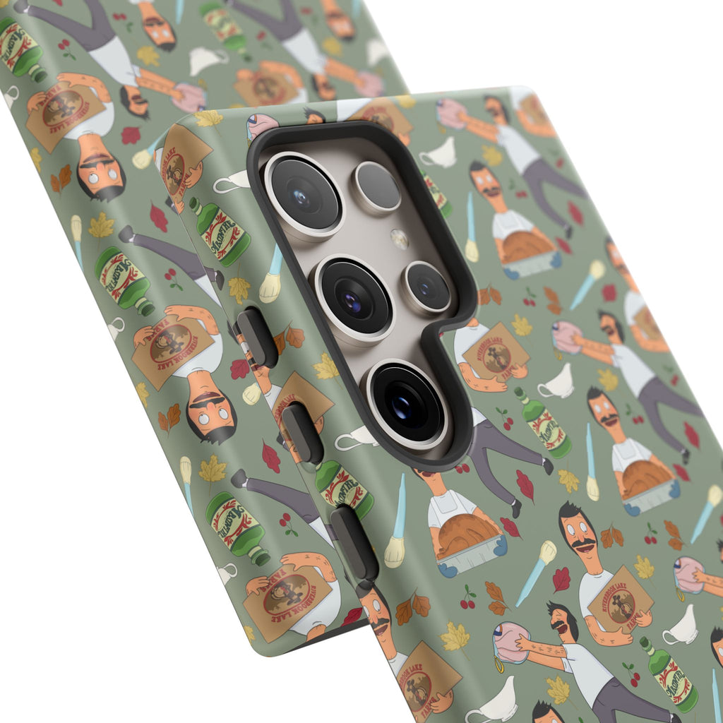 Bob's Burgers Inspired Thanksgiving Bob V1 Tough Case for iPhone, Samsung, and Google Phones