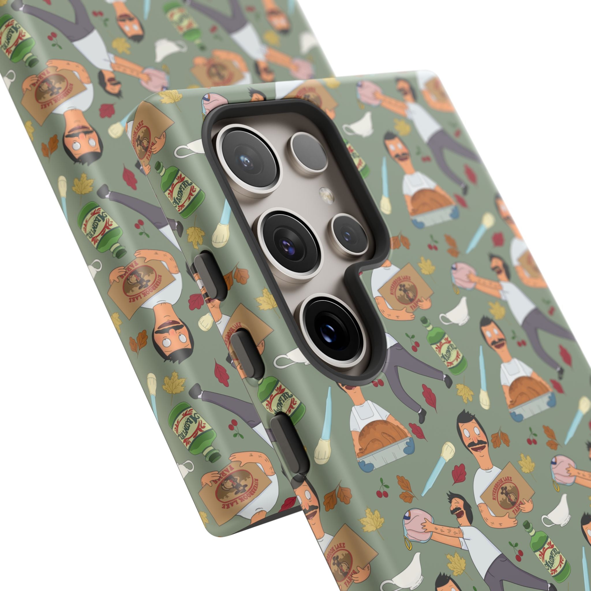 Bob's Burgers Inspired Thanksgiving Bob V1 Tough Case for iPhone, Samsung, and Google Phones