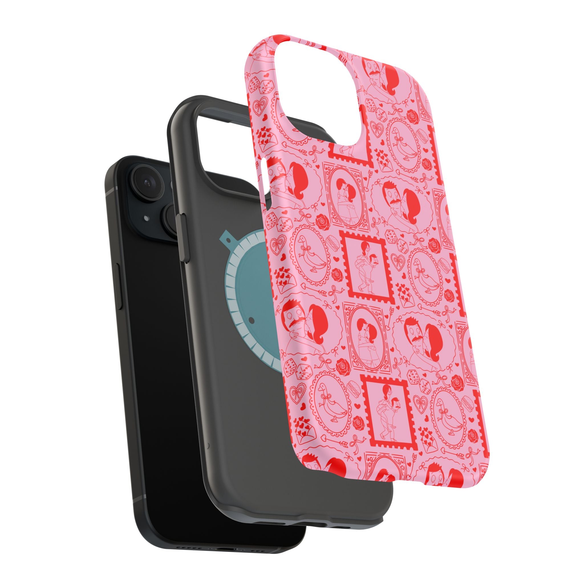 Linda & Bob Valentine's iPhone Case – Magnetic Impact-Resistant PINK