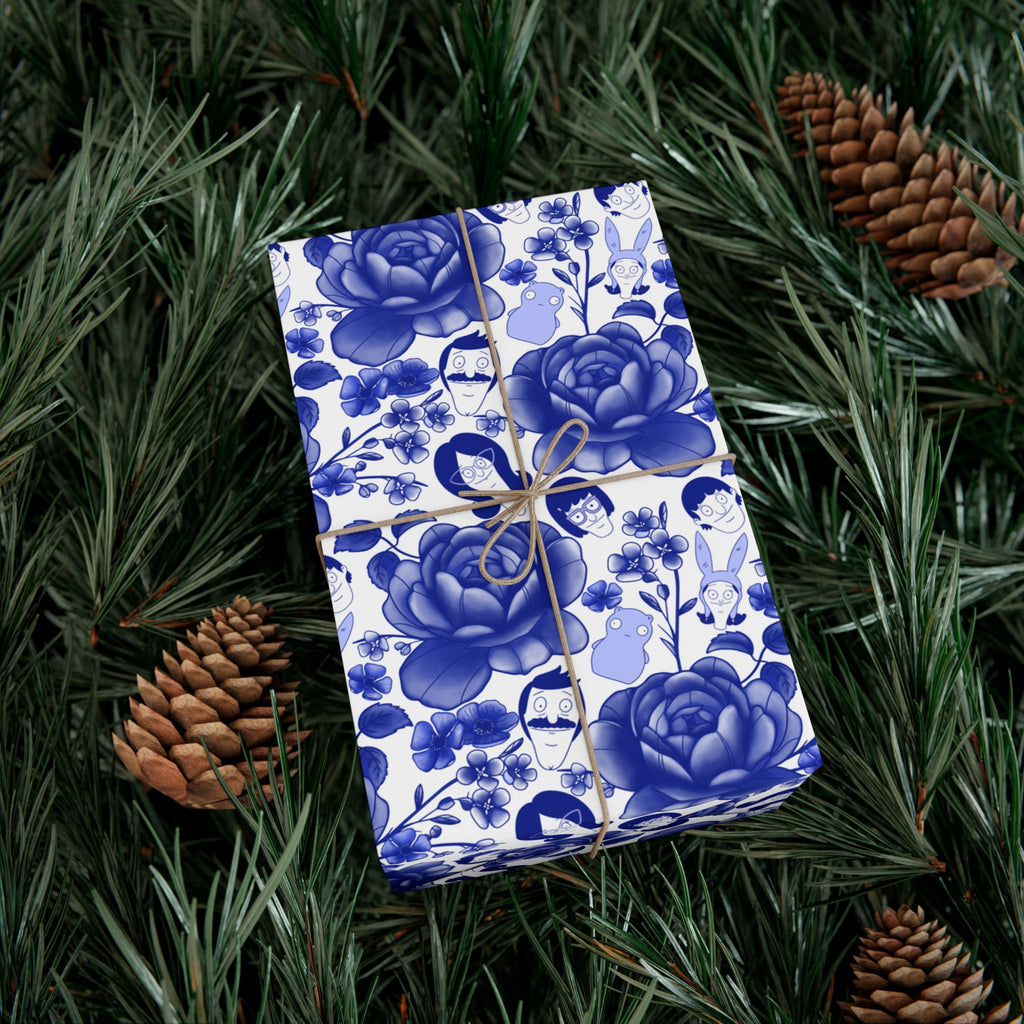 Belcher's Floral Fine China Wrapping Paper