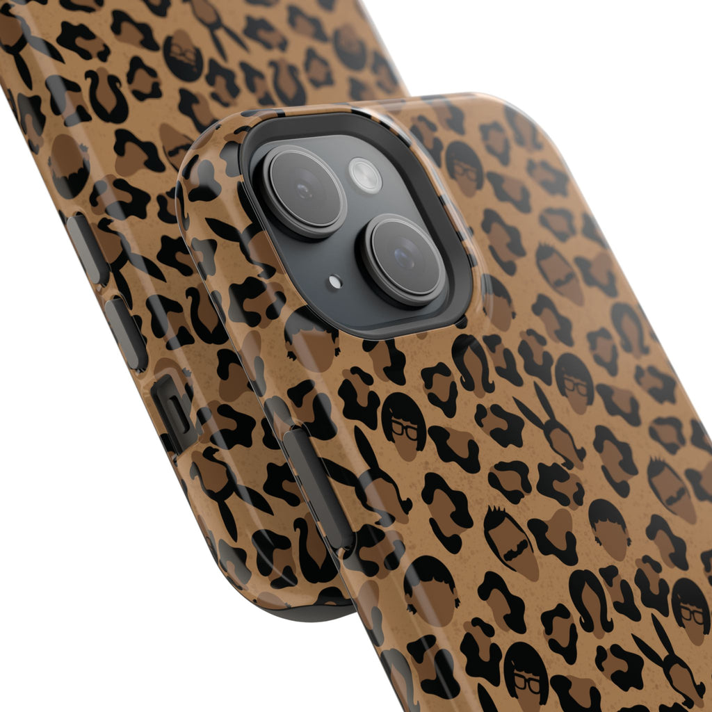 Leopard Print Belchers Phone Case – Magnetic Impact-Resistant