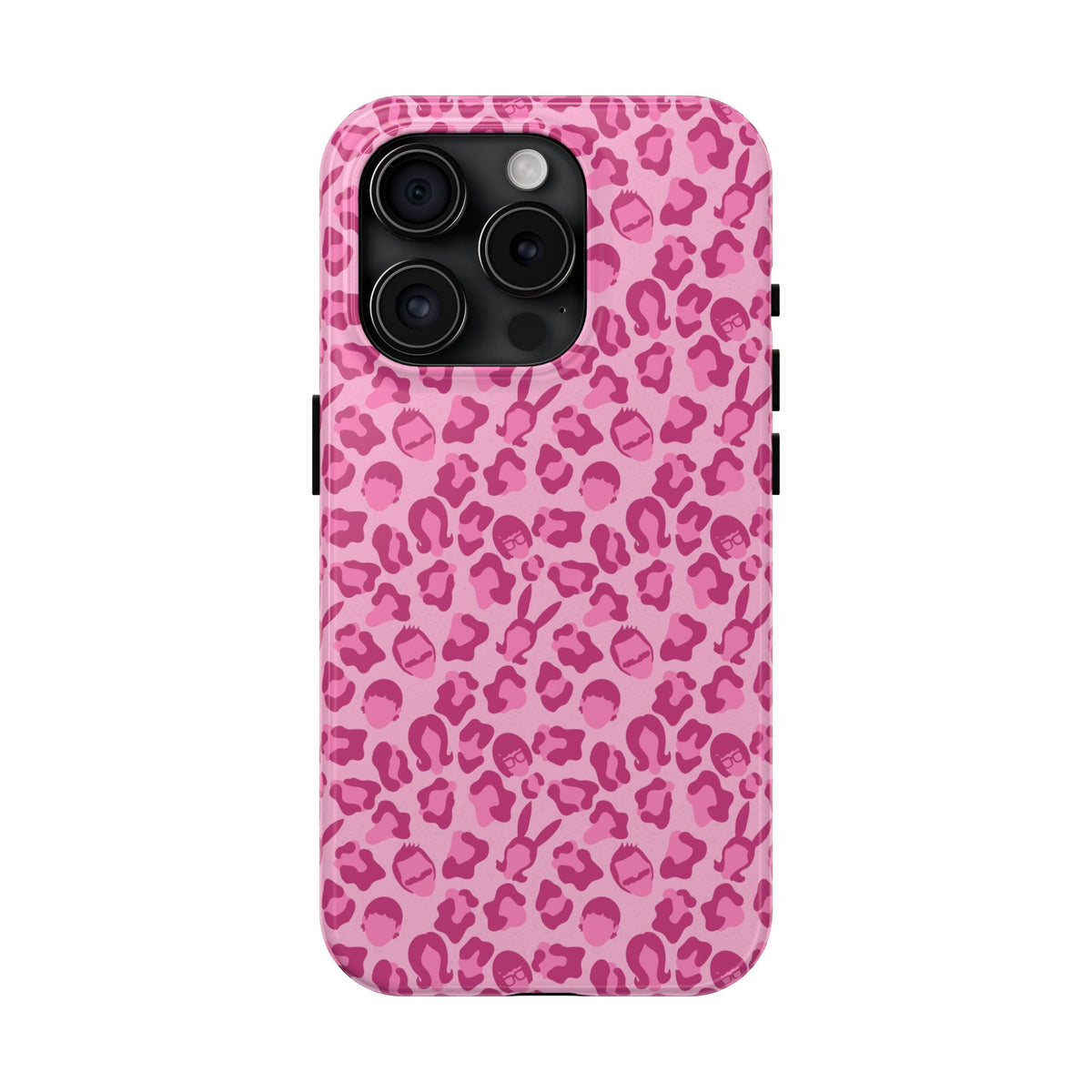 Pink Leopard Print Belchers Phone Case (iPhone, Samsung) Not MagSafe!