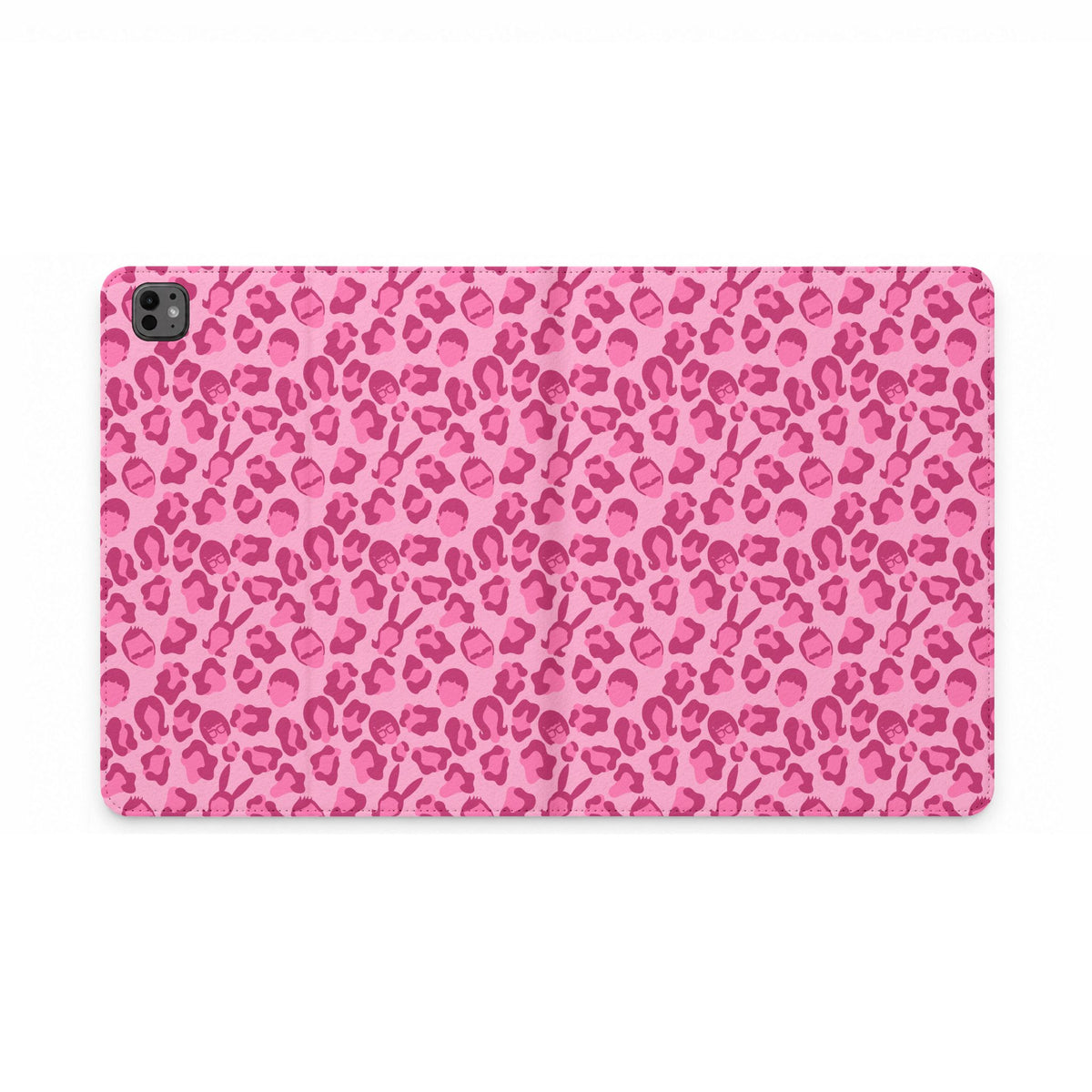 Belchers Leopard Print Tablet Folio Case Pink Edition