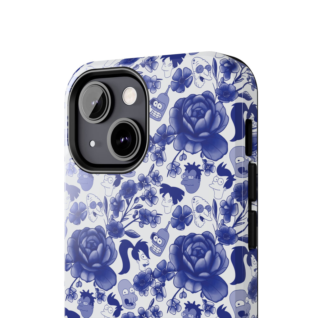 Futurama Inspired Fine China Tough Phone Case (iPhone, Samsung) Not MagSafe!