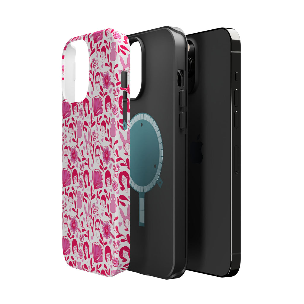 Belcher's Fine China iPhone Case V1 Pink – Magnetic Impact-Resistant