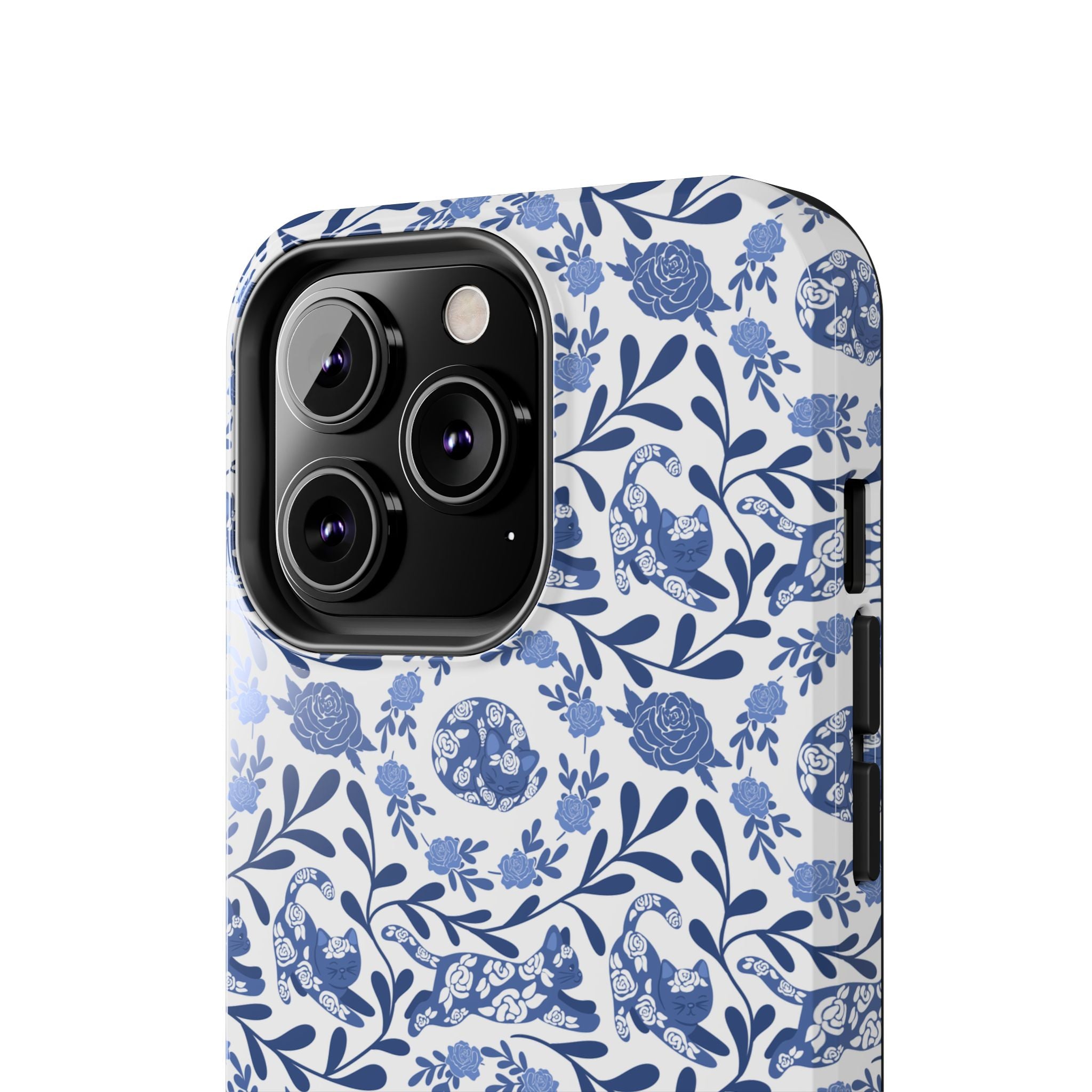 Kitty Fine China Tough Phone Case (iPhone, Samsung) Not MagSafe!