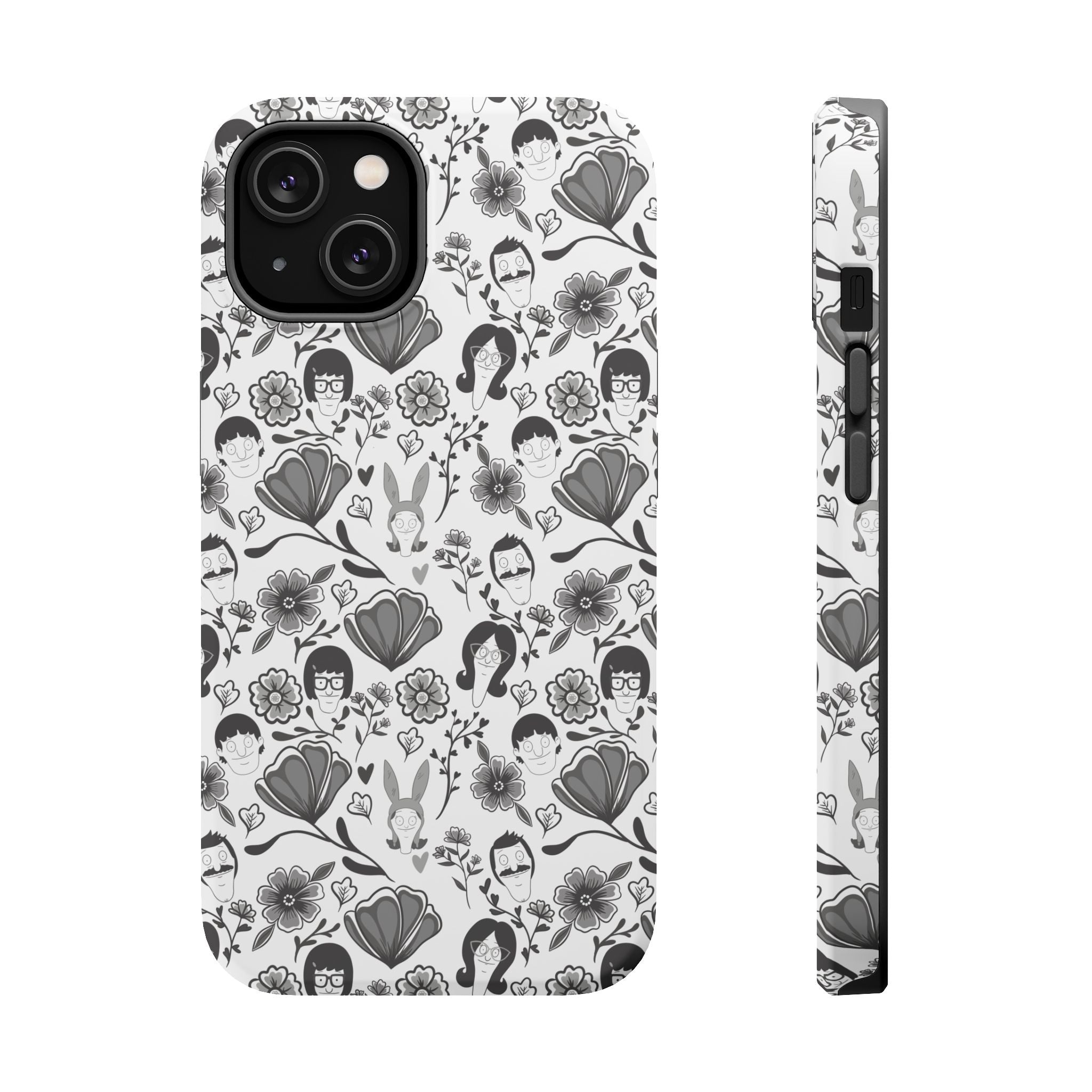 Belcher's Fine China iPhone Case V1 Monochrome – Magnetic Impact-Resistant