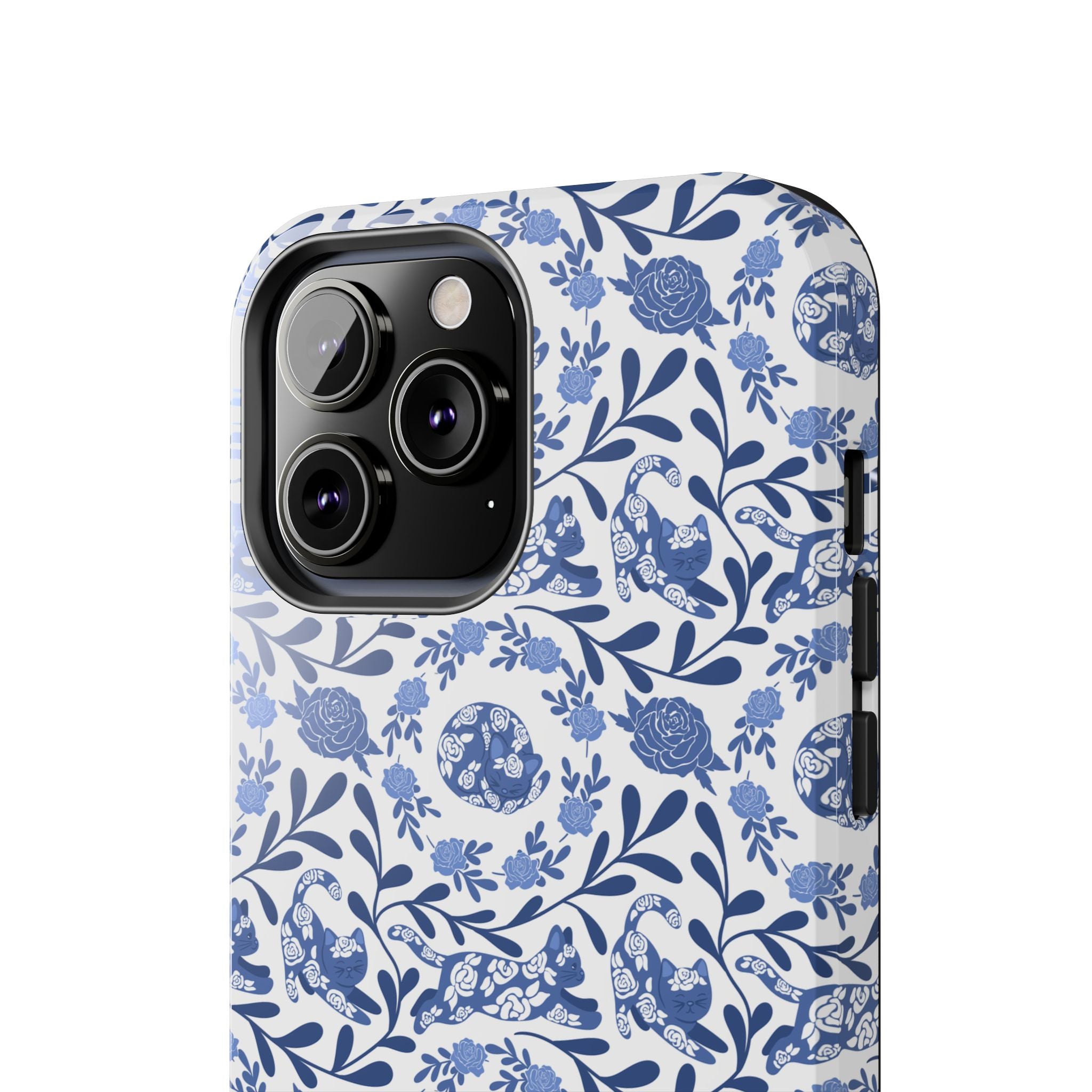 Kitty Fine China Tough Phone Case (iPhone, Samsung) Not MagSafe!