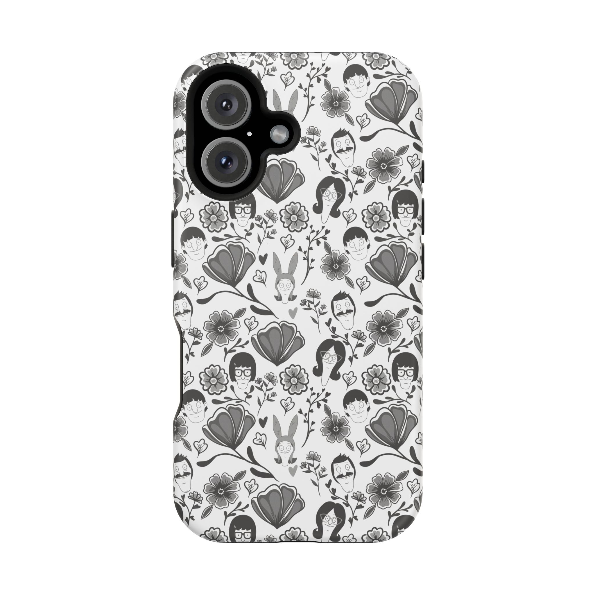 Belcher's Fine China iPhone Case V1 Monochrome – Magnetic Impact-Resistant
