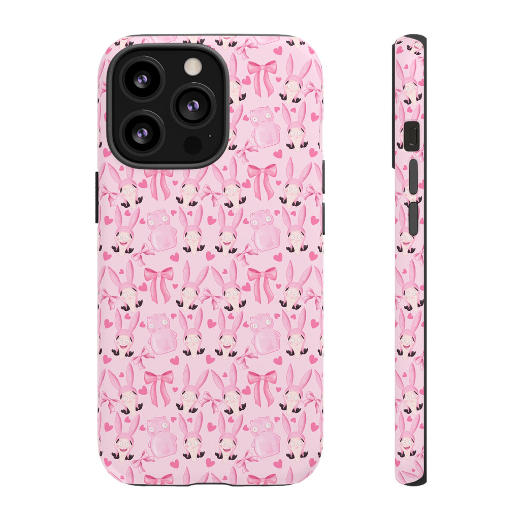 Bob's Burgers Inspired Coquette Louise Tough Case for iPhone, Google, and Samsung