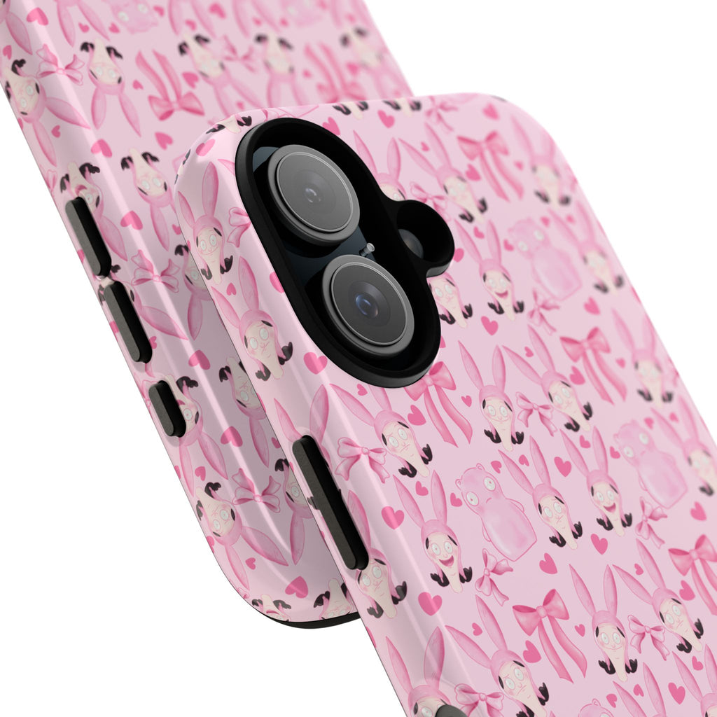 Bob's Burgers Inspired Coquette Louise Tough Case for iPhone, Google, and Samsung