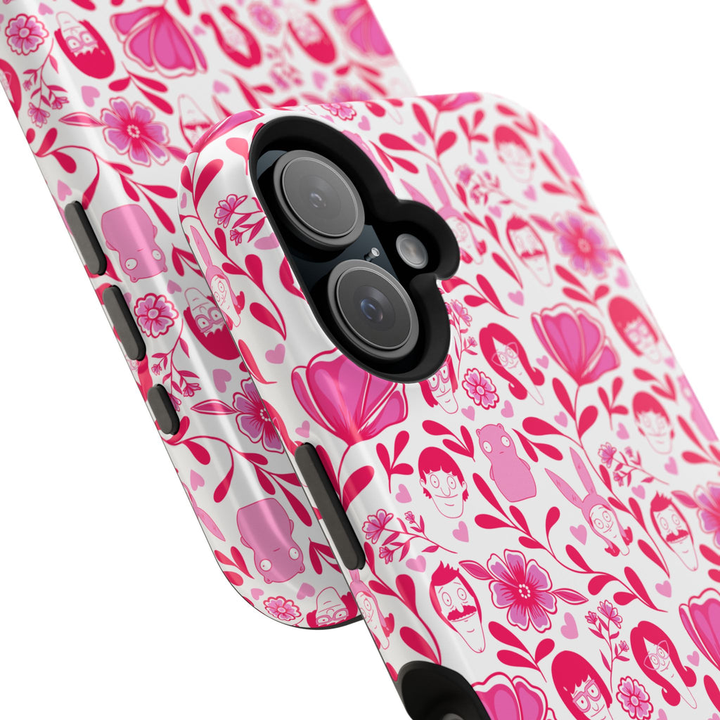 Belcher's Fine China iPhone Case V1 Pink – Magnetic Impact-Resistant
