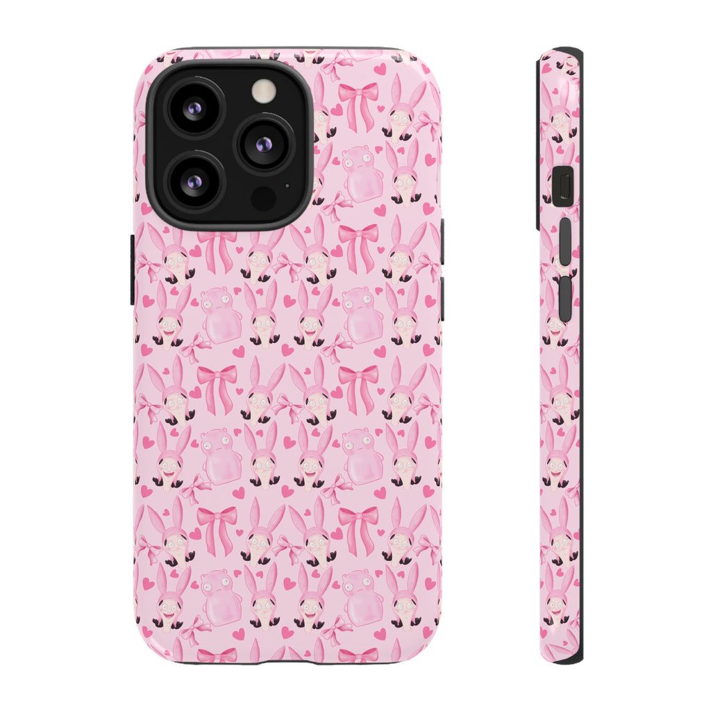 Bob's Burgers Inspired Coquette Louise Tough Case for iPhone, Google, and Samsung