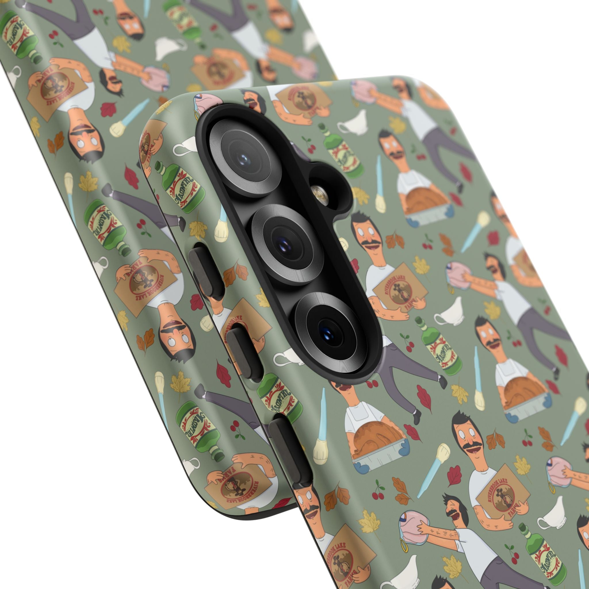 Bob's Burgers Inspired Thanksgiving Bob V1 Tough Case for iPhone, Samsung, and Google Phones