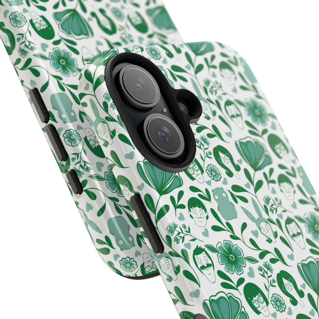 Belcher's Green Fine China Tough Phone Case (iPhone, Samsung) Not MagSafe!