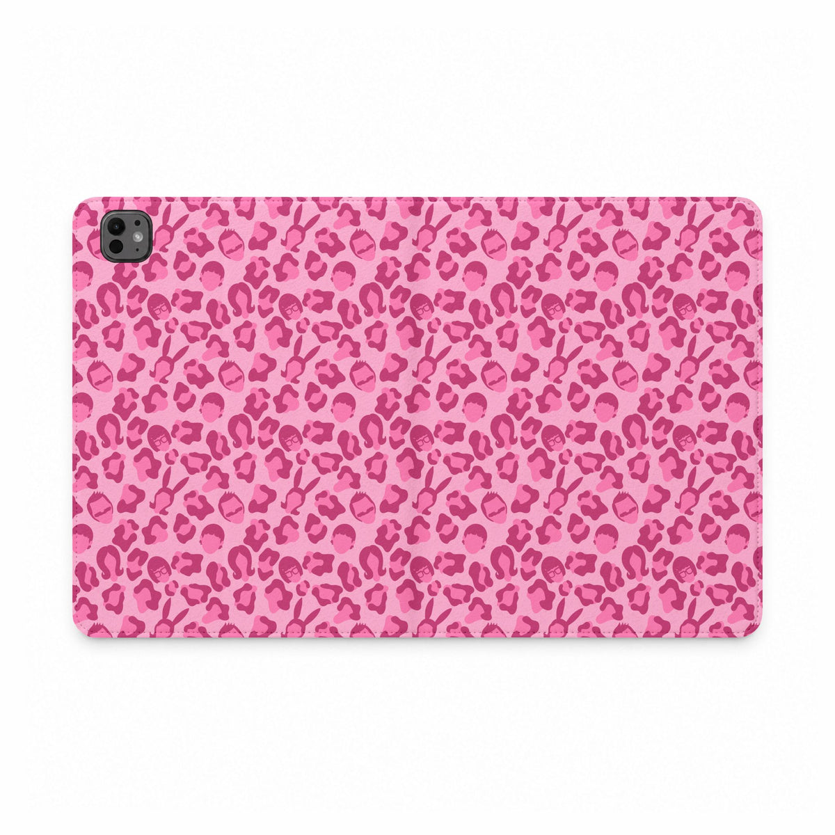 Belchers Leopard Print Tablet Folio Case Pink Edition