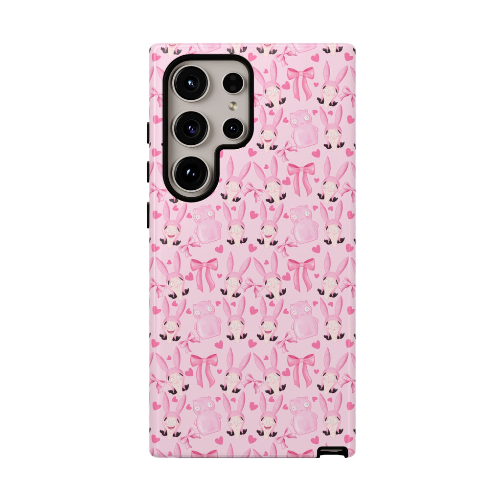 Bob's Burgers Inspired Coquette Louise Tough Case for iPhone, Google, and Samsung