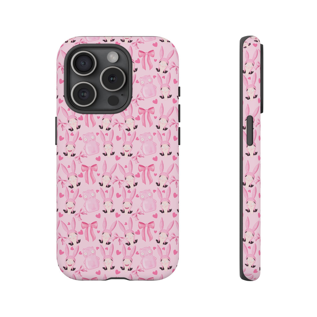 Bob's Burgers Inspired Coquette Louise Tough Case for iPhone, Google, and Samsung