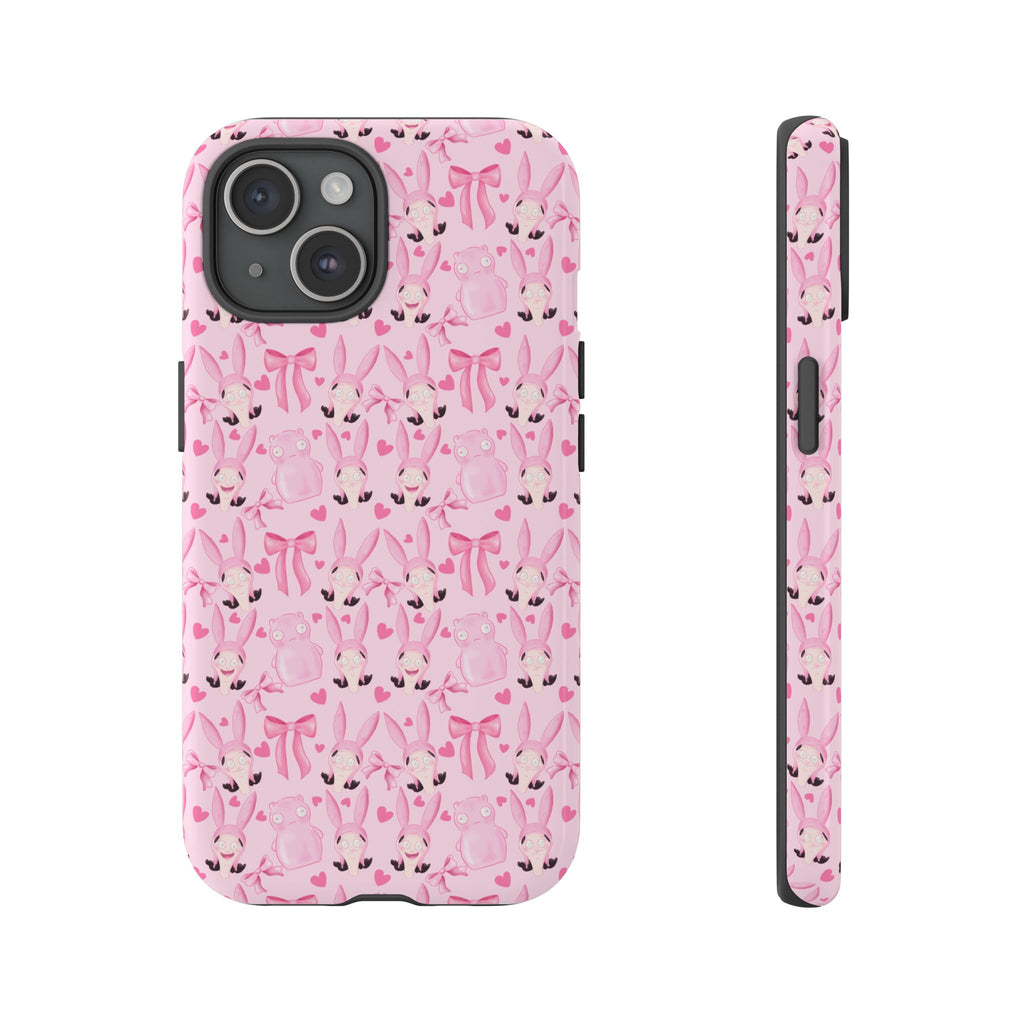 Bob's Burgers Inspired Coquette Louise Tough Case for iPhone, Google, and Samsung