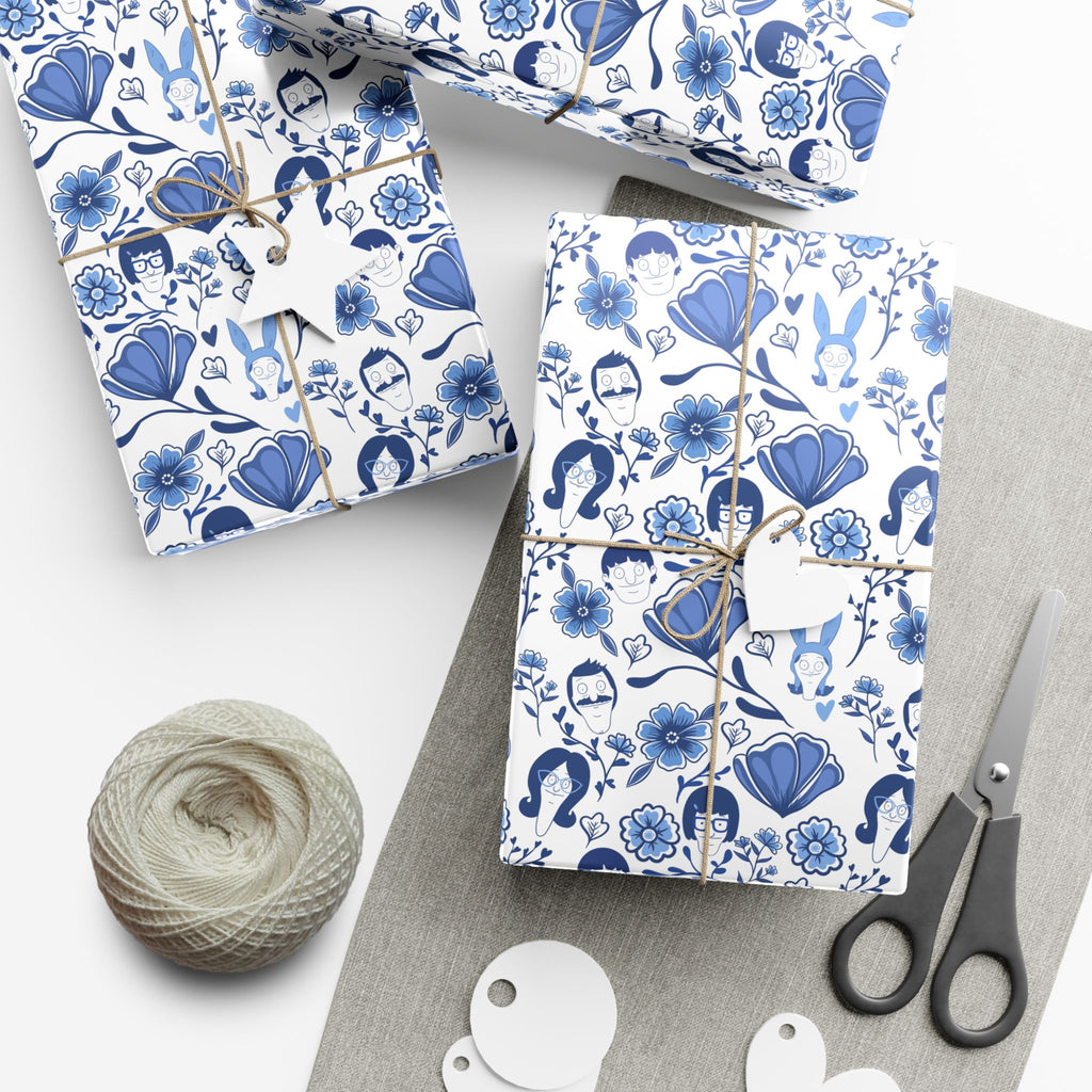 Bob's Burgers Inspired Fine China Floral Gift Wrap