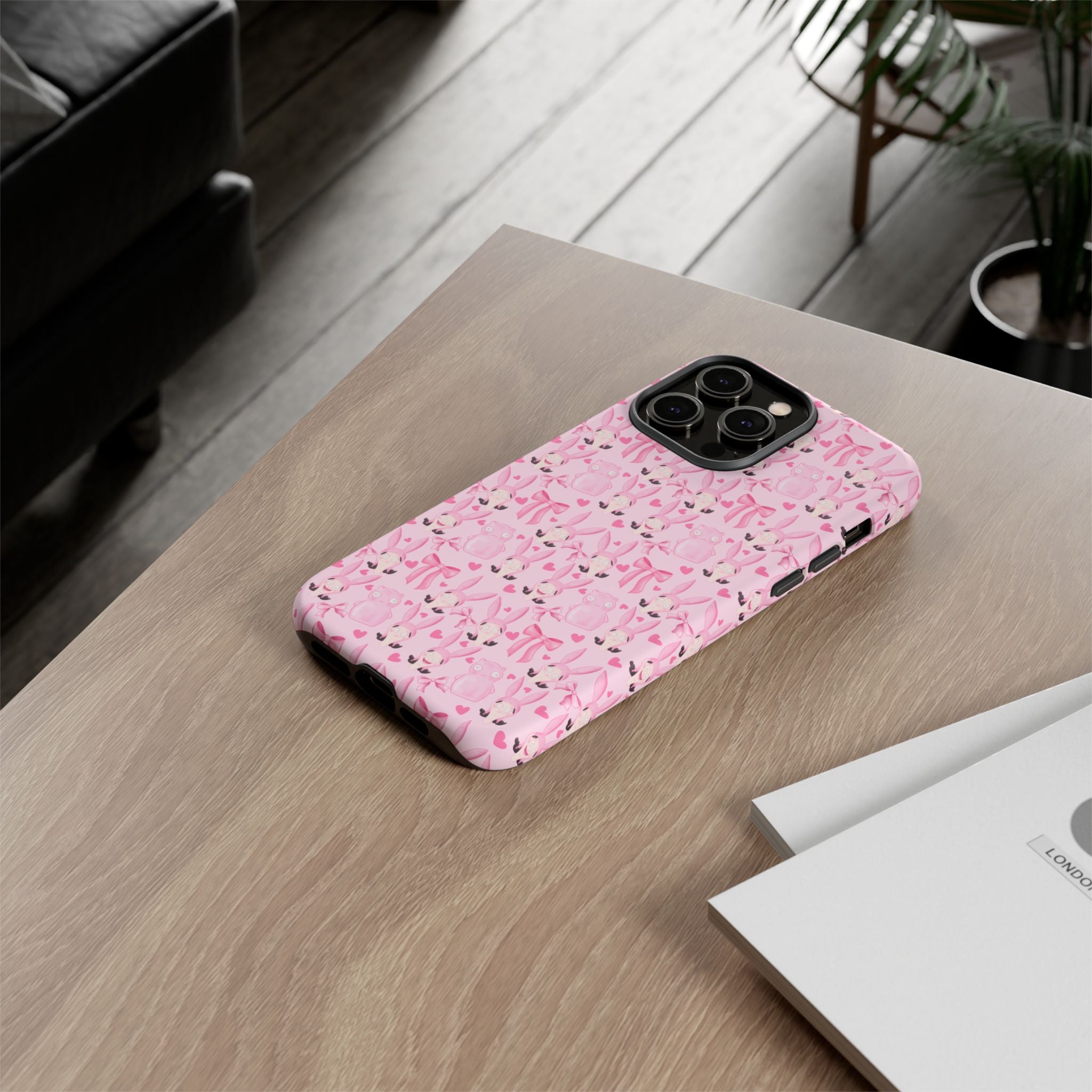 Bob's Burgers Inspired Coquette Louise Tough Case for iPhone, Google, and Samsung