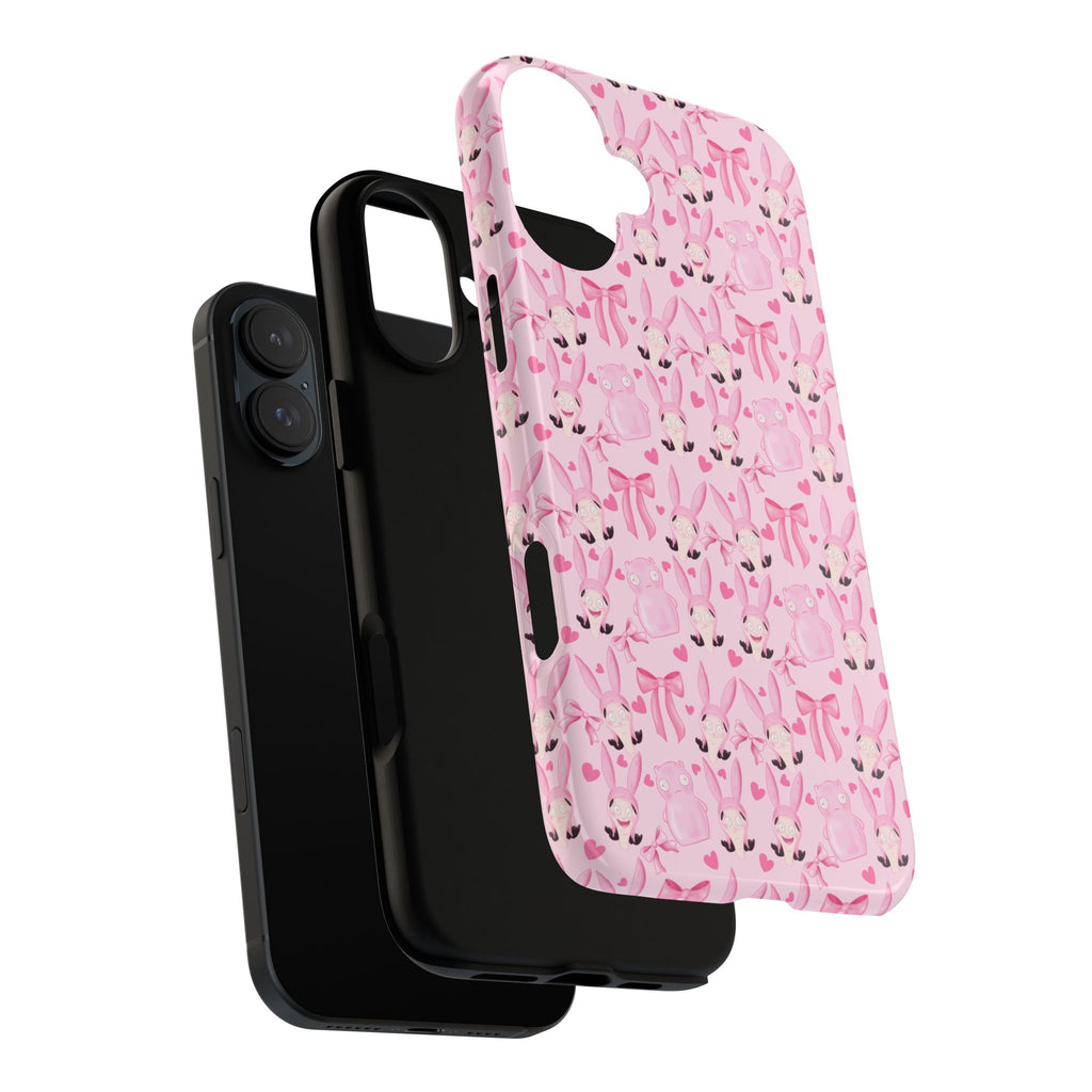 Bob's Burgers Inspired Coquette Louise Tough Case for iPhone, Google, and Samsung