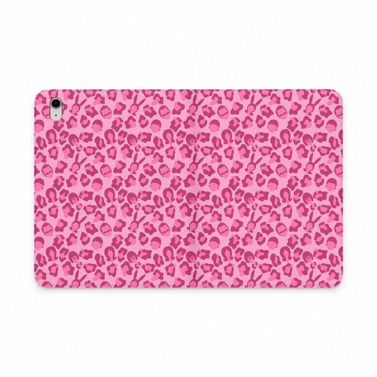 Belchers Leopard Print Tablet Folio Case Pink Edition