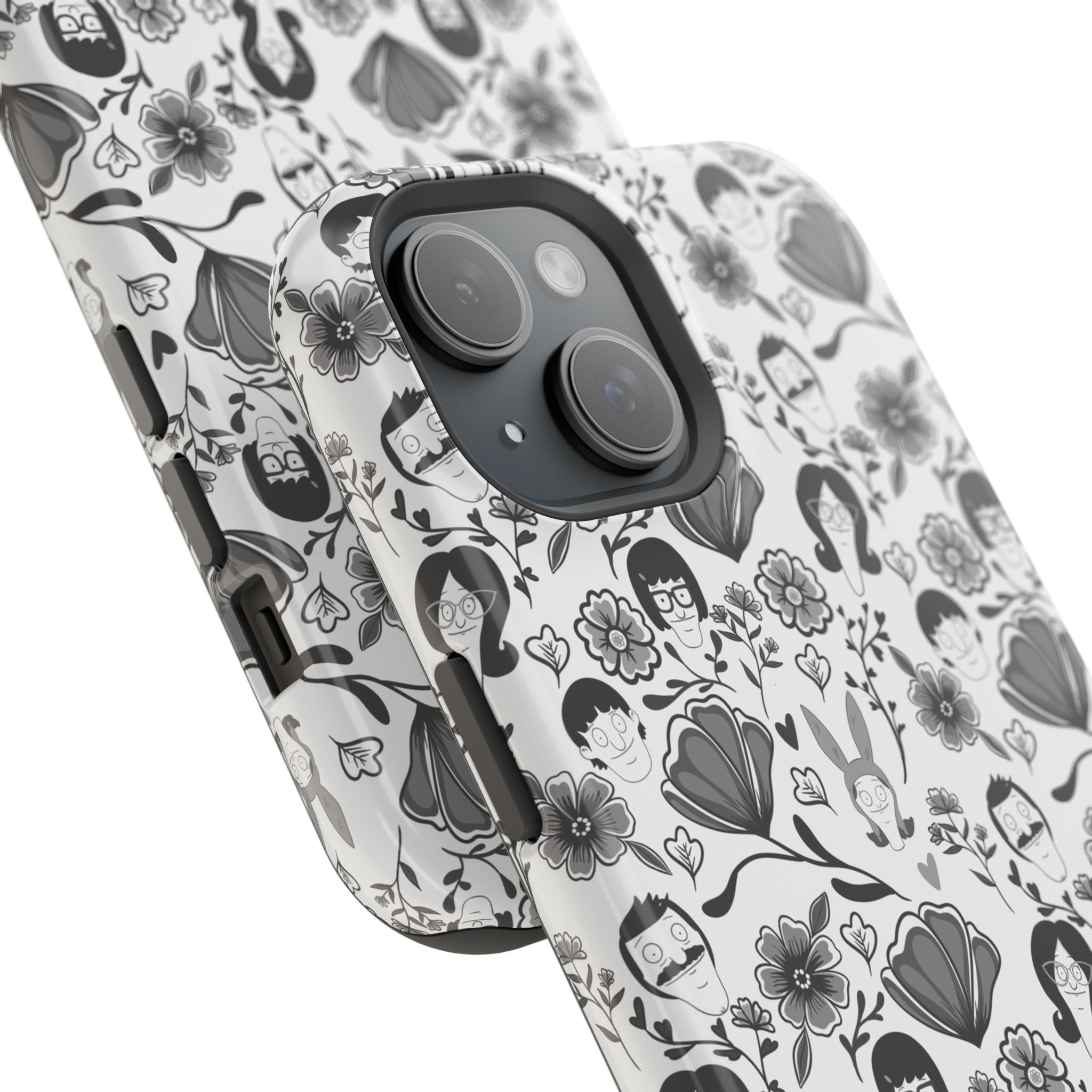 Belcher's Fine China iPhone Case V1 Monochrome – Magnetic Impact-Resistant