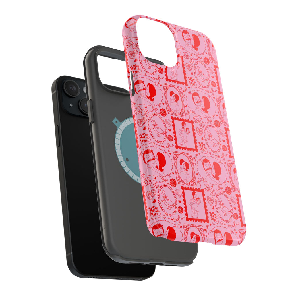 Linda & Bob Valentine's iPhone Case – Magnetic Impact-Resistant PINK