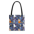 Blue Dog and Fam Trick or Treat Tote Bag