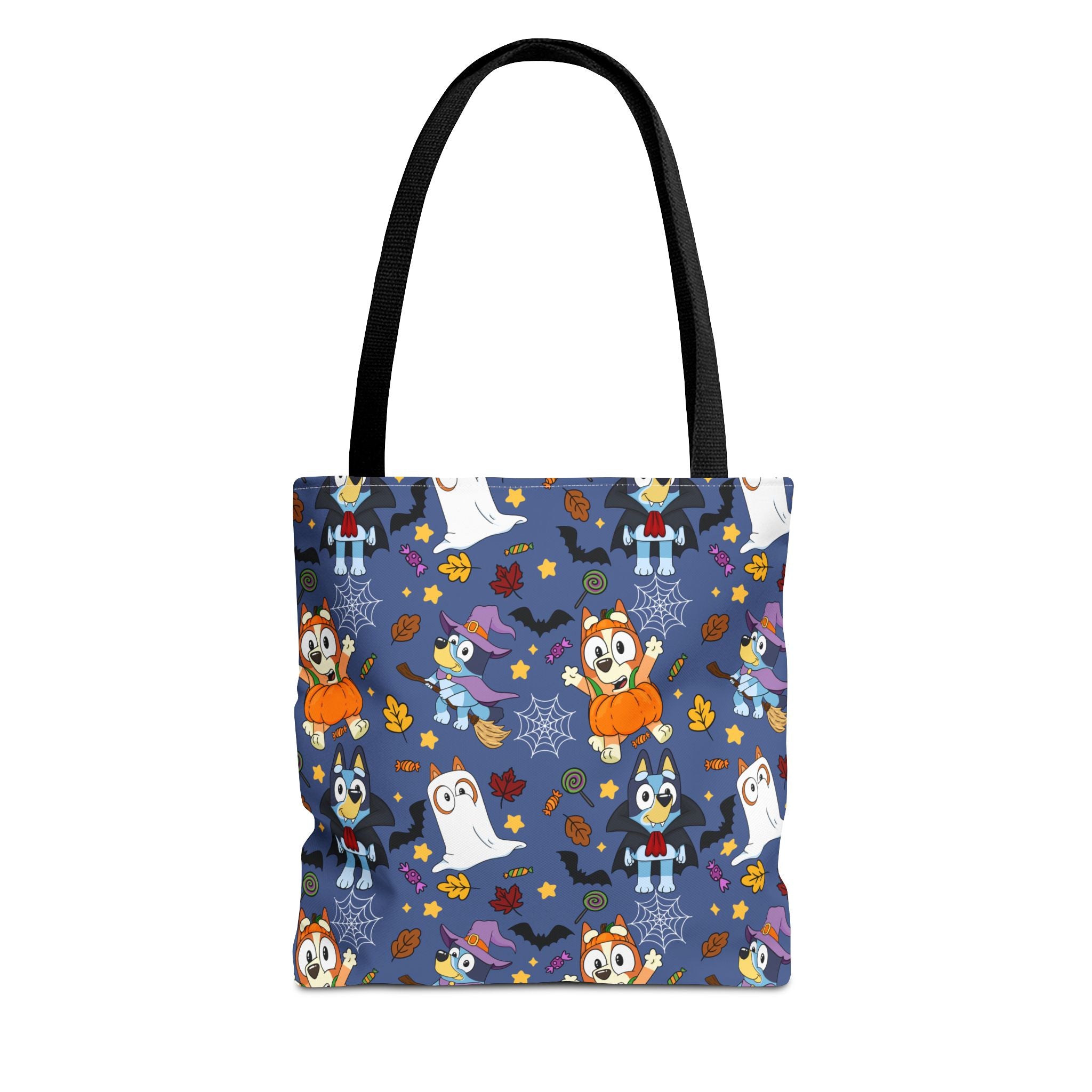 Blue Dog and Fam Trick or Treat Tote Bag