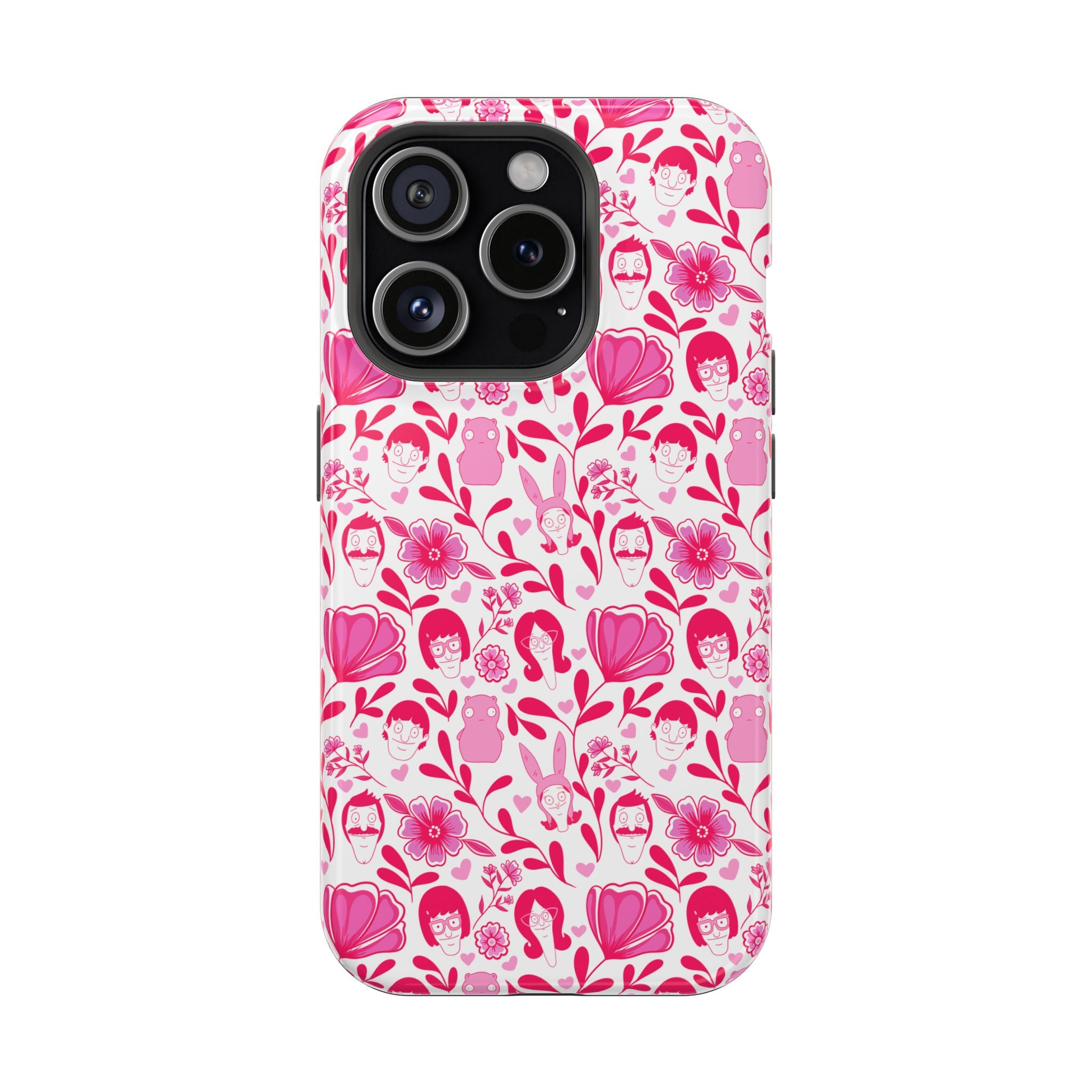 Belcher's Fine China iPhone Case V1 Pink – Magnetic Impact-Resistant