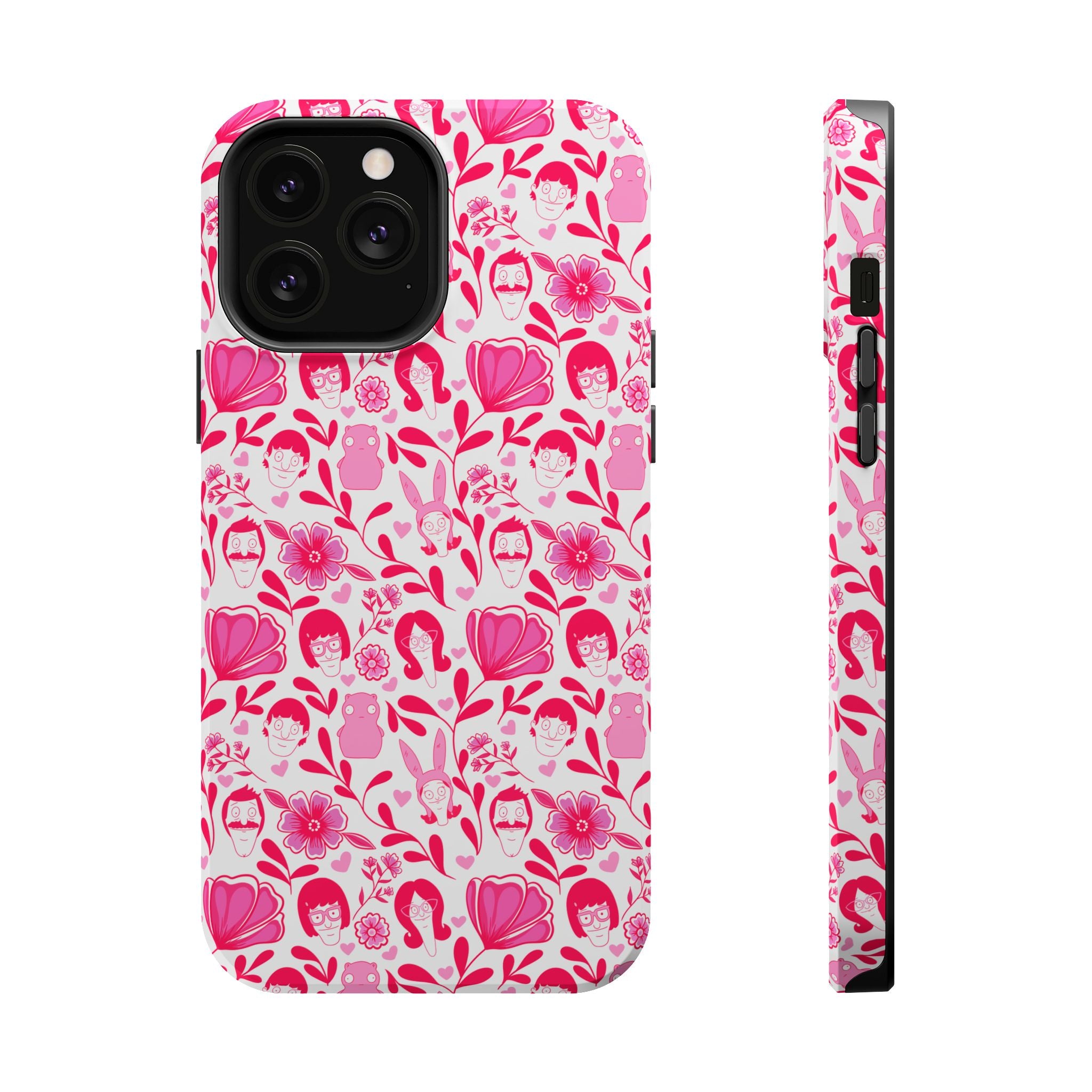 Belcher's Fine China iPhone Case V1 Pink – Magnetic Impact-Resistant