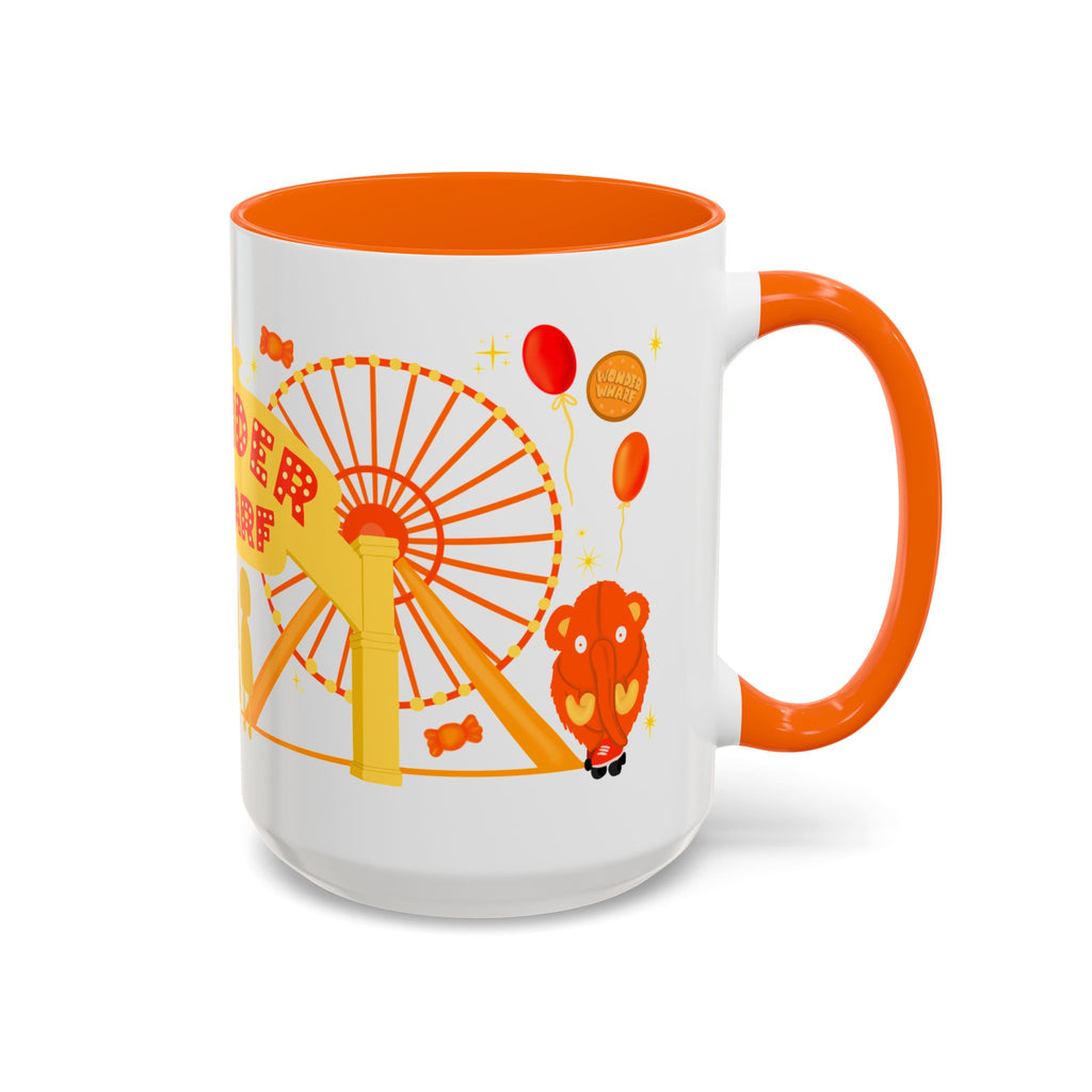 Wonder Wharf Accent Coffee Mug (11, 15oz) (RED VERSION)