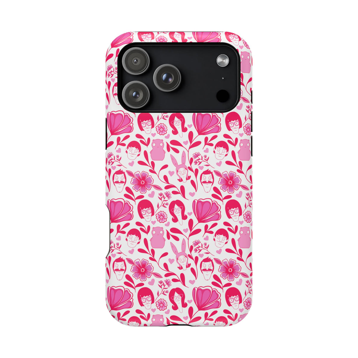 Belcher's Fine China iPhone Case V1 Pink – Magnetic Impact-Resistant