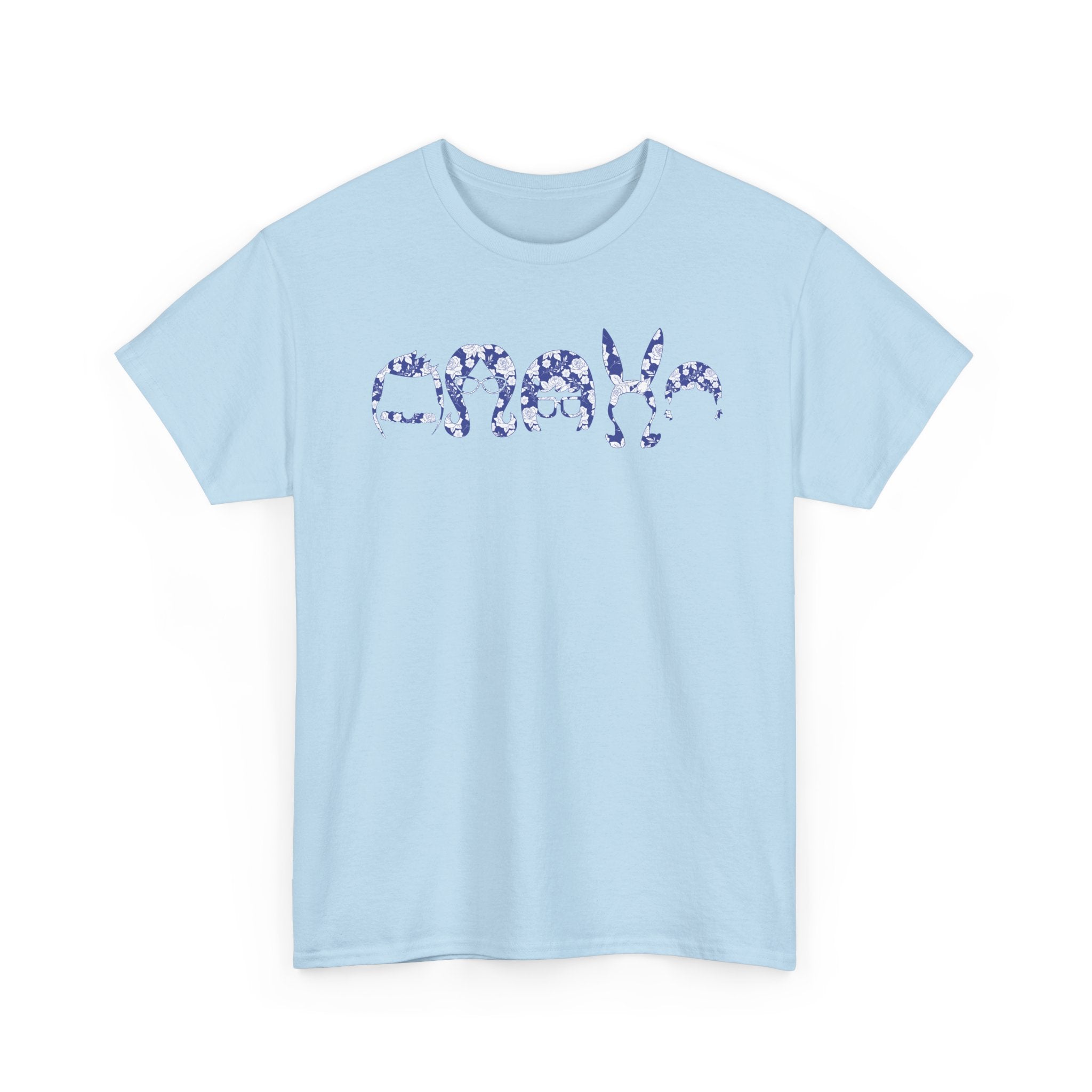 Belchers Blue Floral Script Tee — Unisex T-Shirt