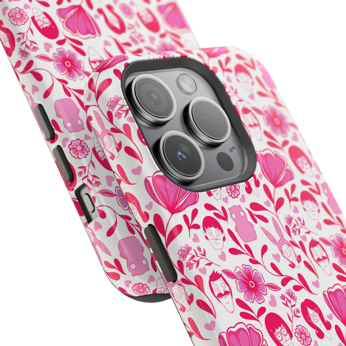 Belcher's Fine China iPhone Case V1 Pink – Magnetic Impact-Resistant