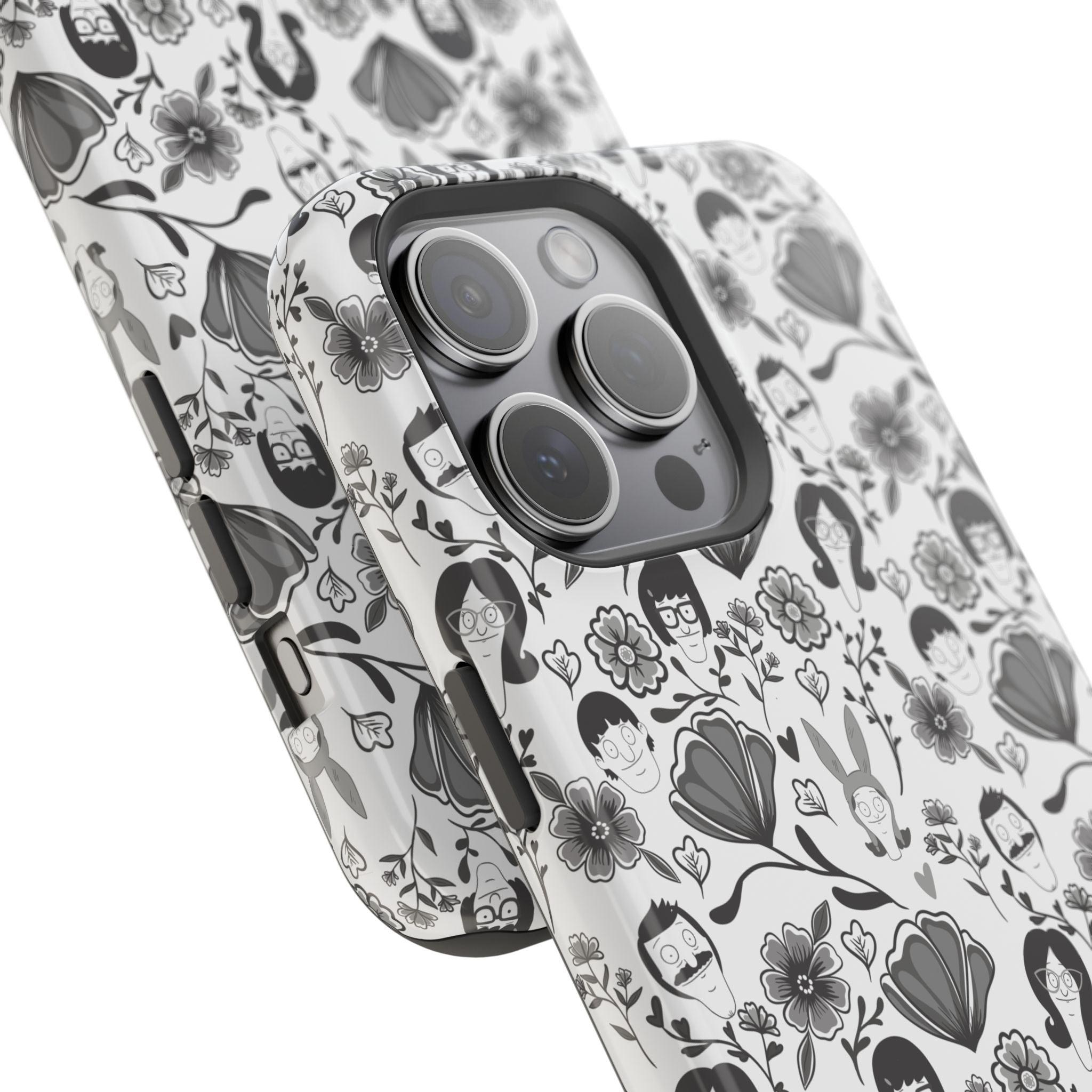 Belcher's Fine China iPhone Case V1 Monochrome – Magnetic Impact-Resistant