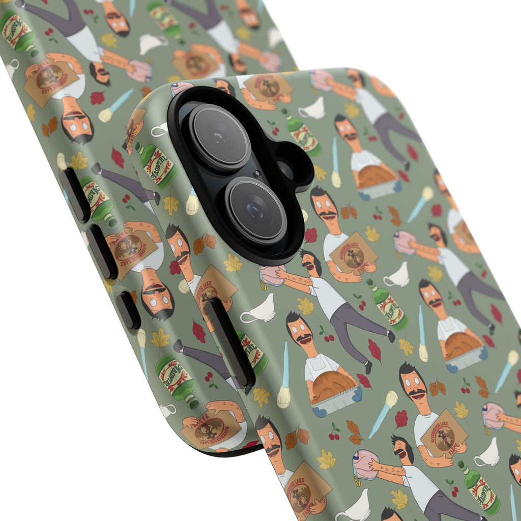 Bob's Burgers Inspired Thanksgiving Bob V1 Tough Case for iPhone, Samsung, and Google Phones